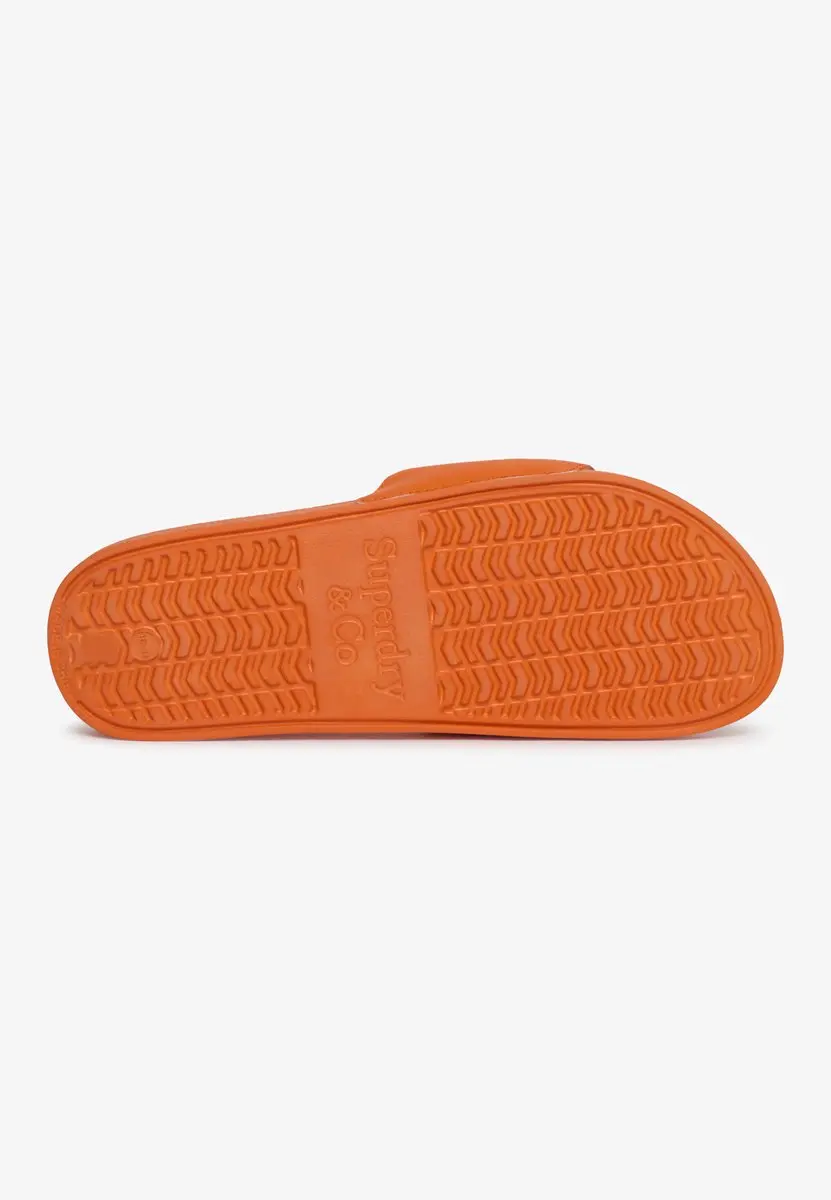 Superdry Badslippers Heren Orange Sorbet 46/47 - afbeelding 2 van 6