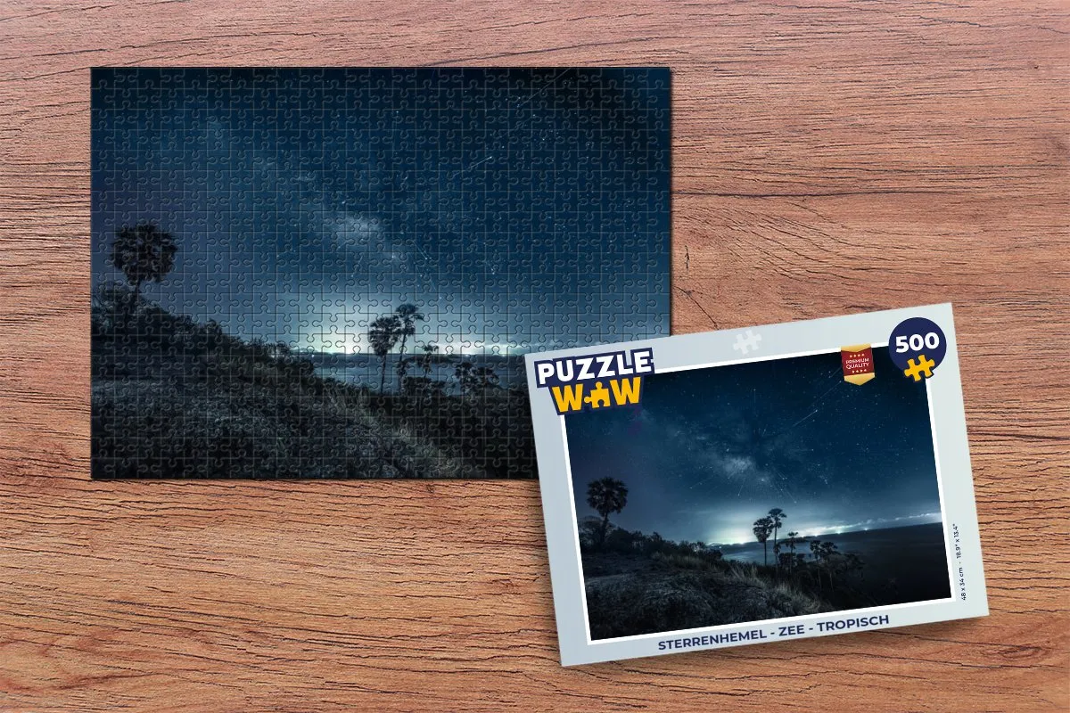 PuzzleWow Sterrenhemel Puzzel 500 Stuks - Multicolor