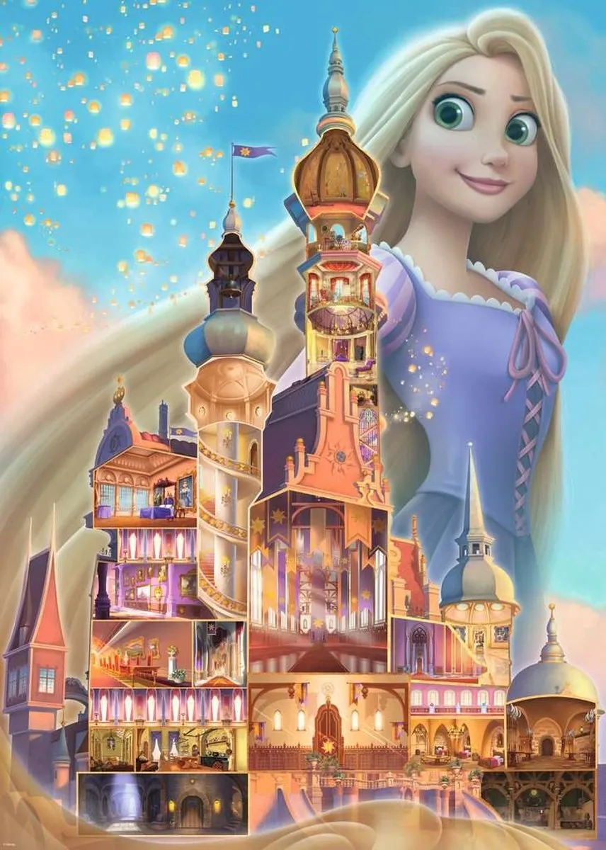 Ravensburger Disney Castles Rapunzel Puzzel 1000 Stuks