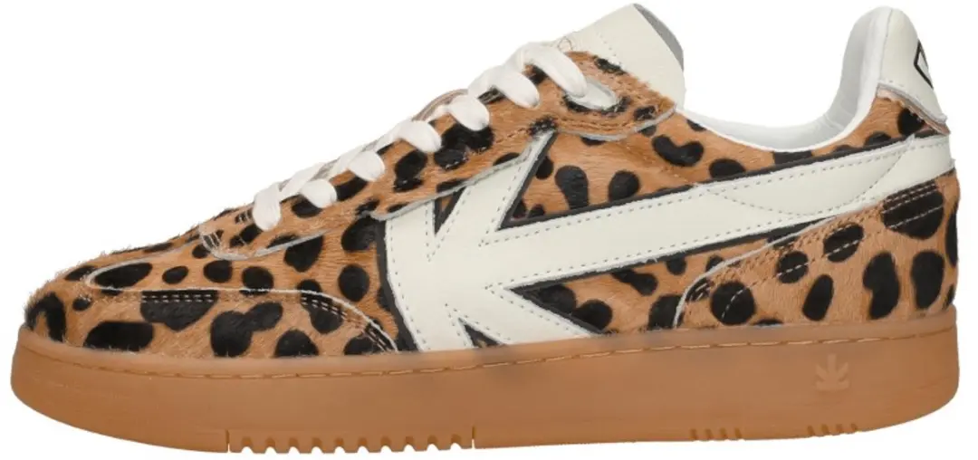 Kaotiko Boston V Leopard Dames Sneakers - Multi - Maat 38