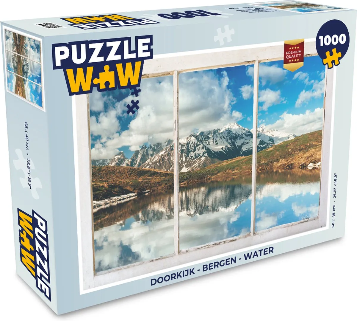 PuzzleWow Bergen Water Legpuzzel 1000 Stuks