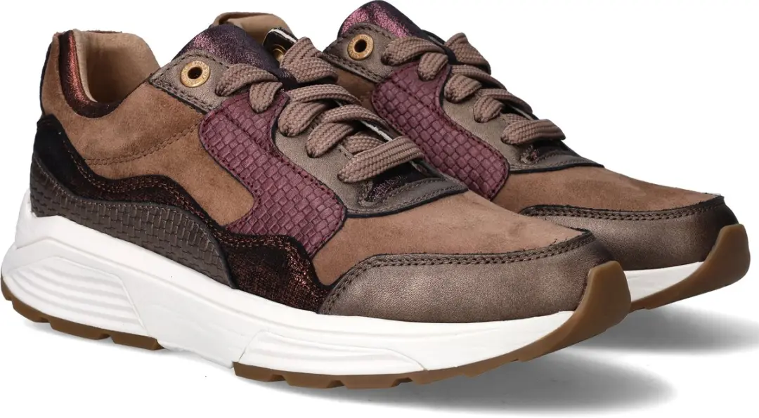 Xsensible Golden Gate Lady Sneakers - Dames - Bruin - Maat 40