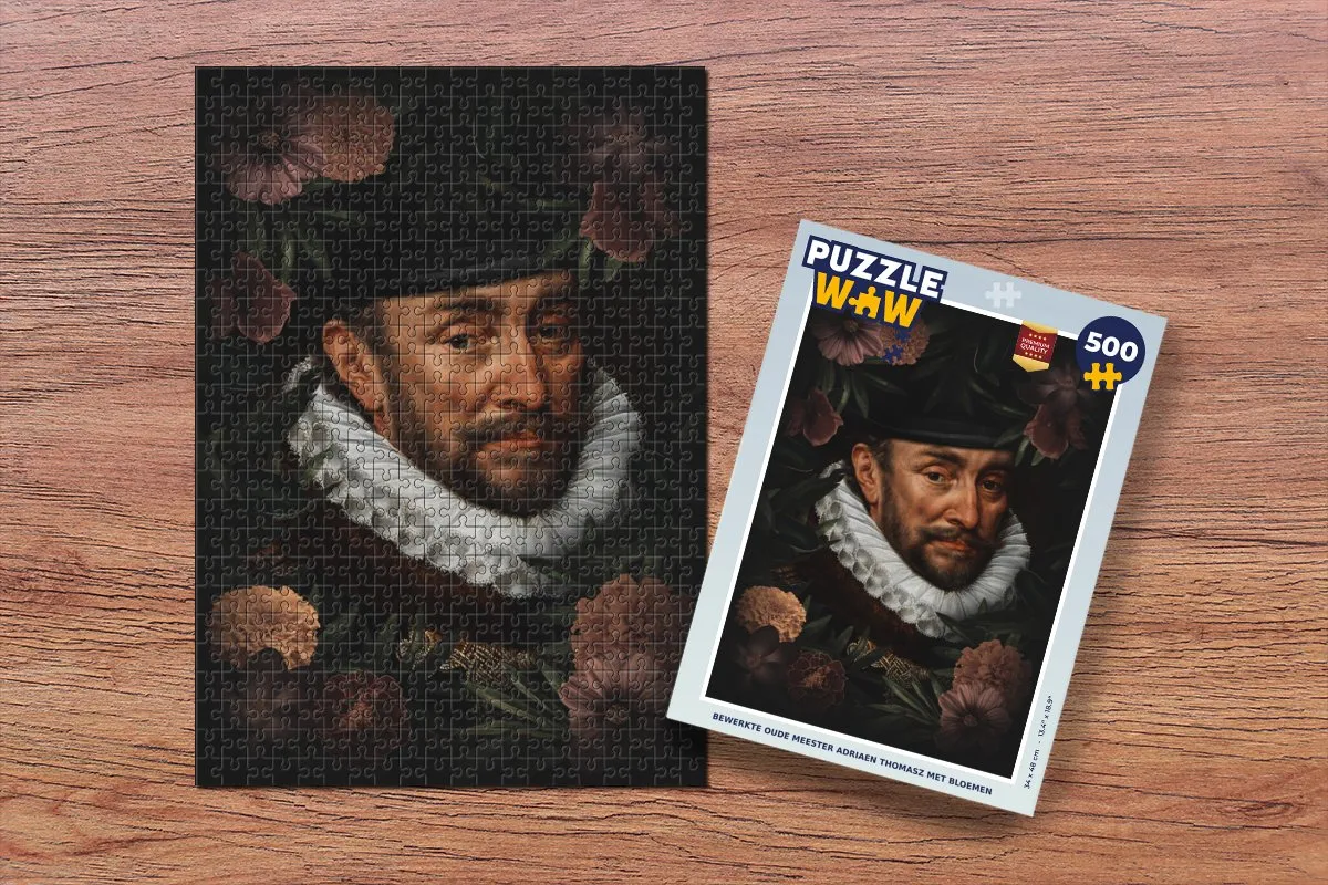 PuzzleWow Willem van Oranje Legpuzzel 500 Stuks - Multicolor