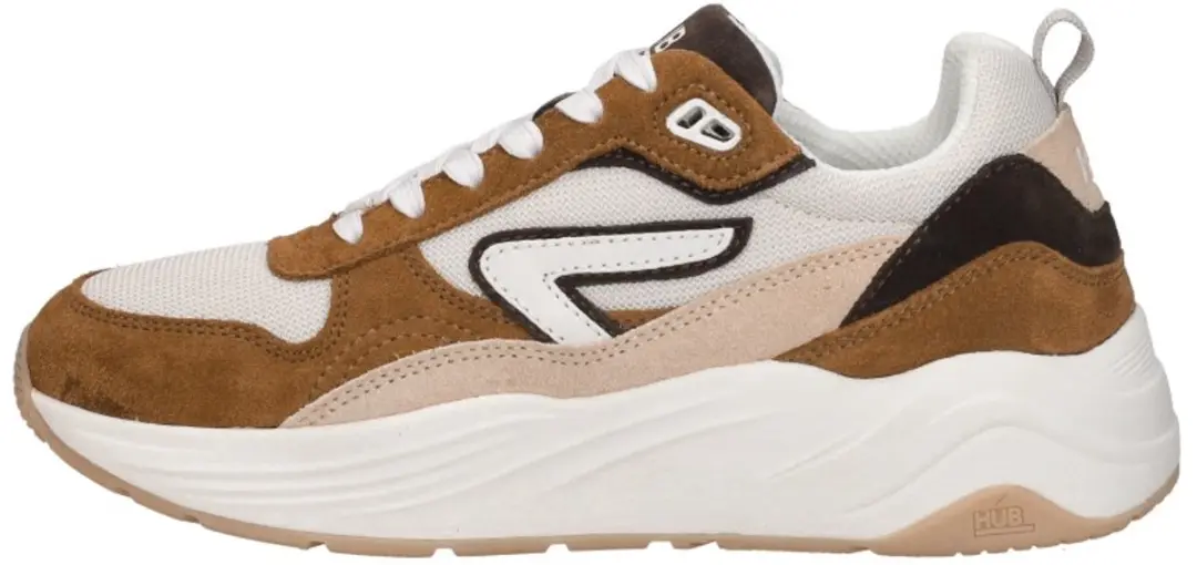 Hub Glide Sneakers - Light Beige/Off White/Cognac - 41 - afbeelding 2 van 6