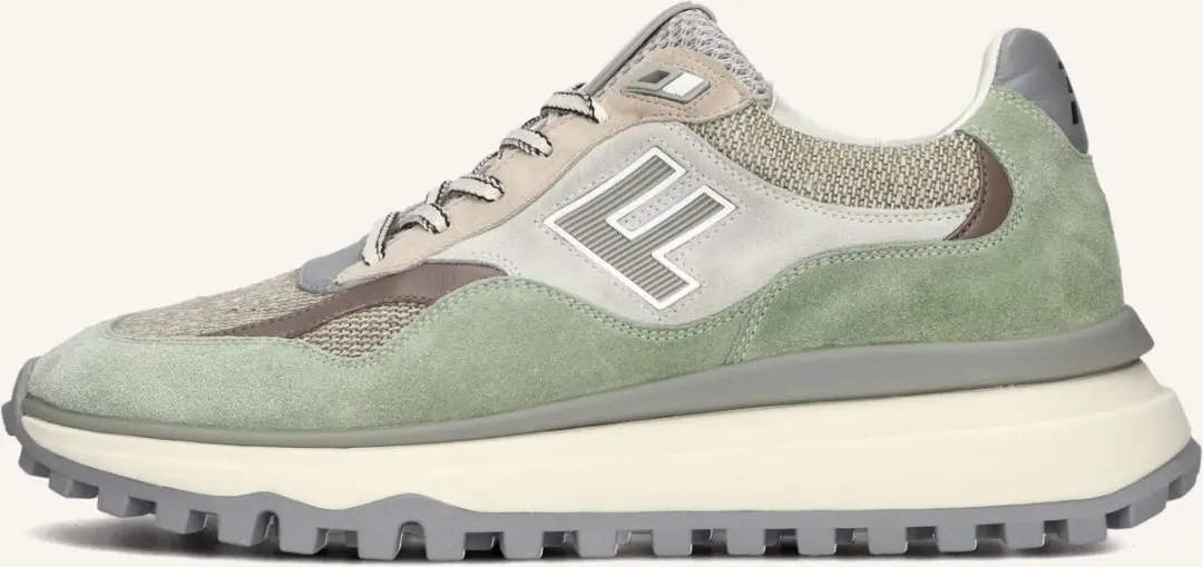 Floris van Bommel De Gripper Sneakers SFM-10238 - Groen - Maat 42