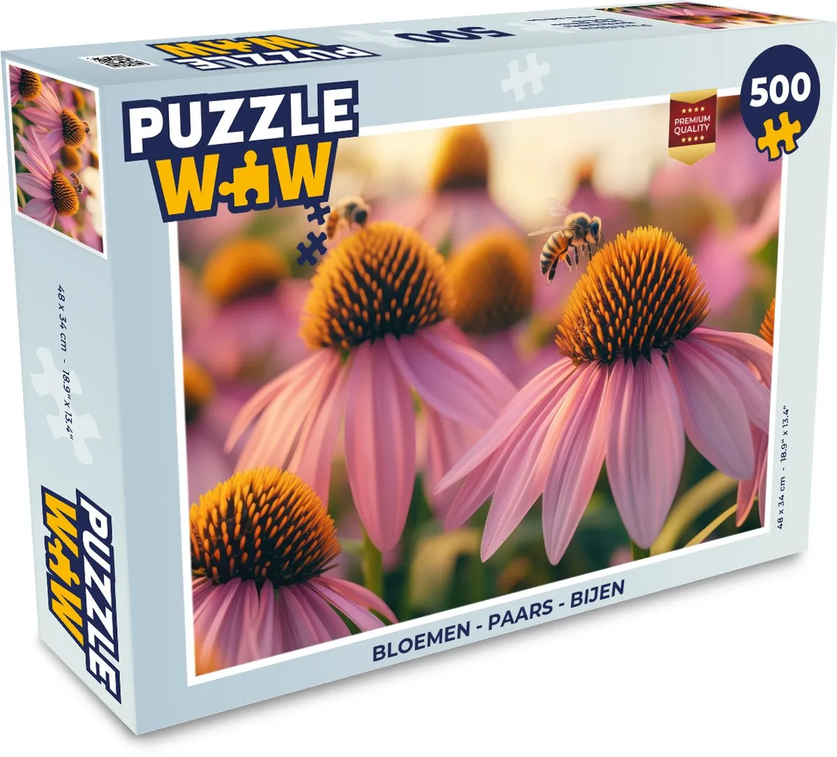 PuzzleWow Bloemen Legpuzzel 500 Stuks