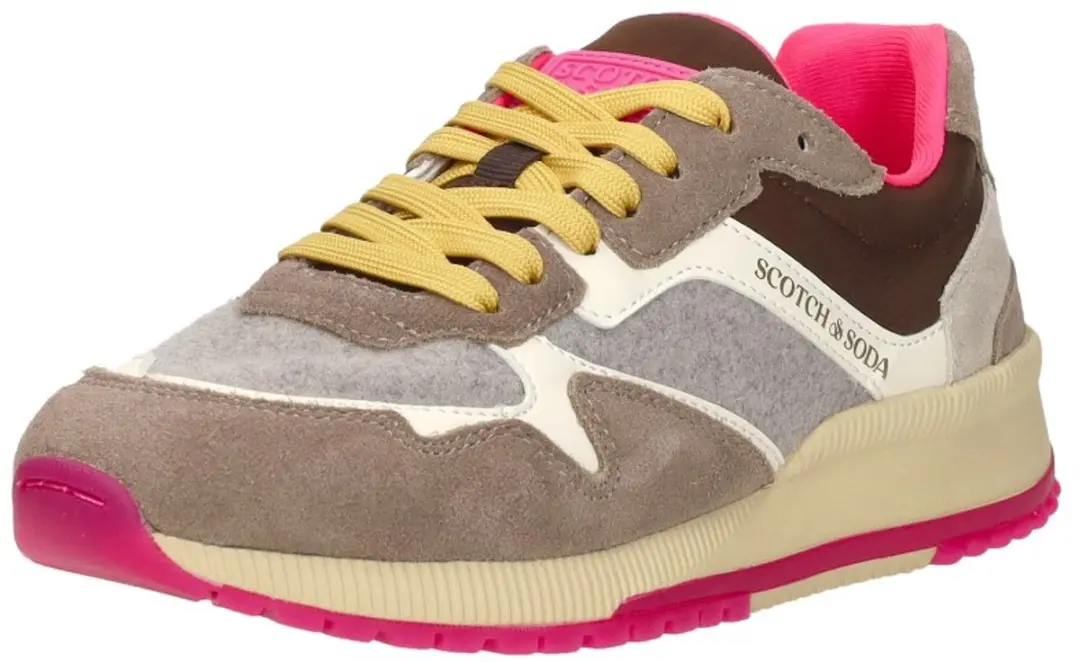Scotch & Soda Vivi Sneakers Laag - Taupe - Maat 40 - afbeelding 3 van 6