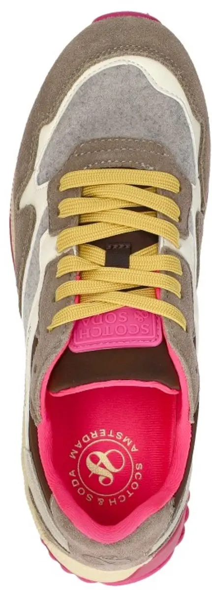 Scotch & Soda Vivi Sneakers Laag - Taupe - Maat 40 - afbeelding 4 van 6