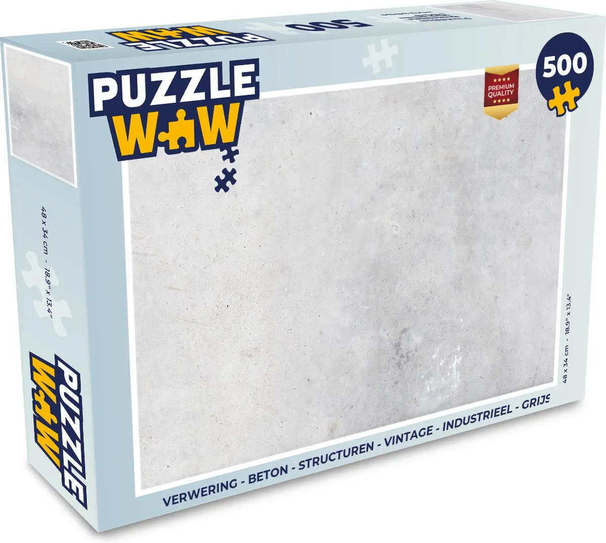PuzzleWow Verwering Legpuzzel 500 Stuks - Multicolor