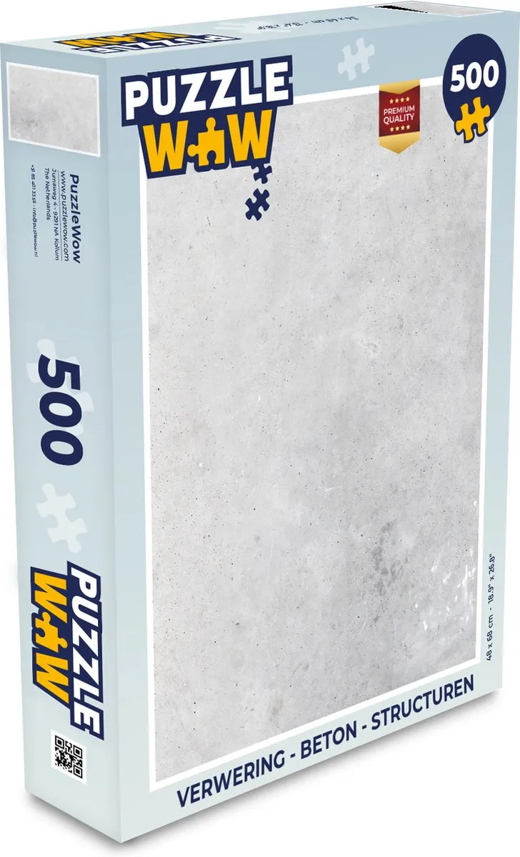PuzzleWow Verwering Legpuzzel 500 Stuks - Multicolor