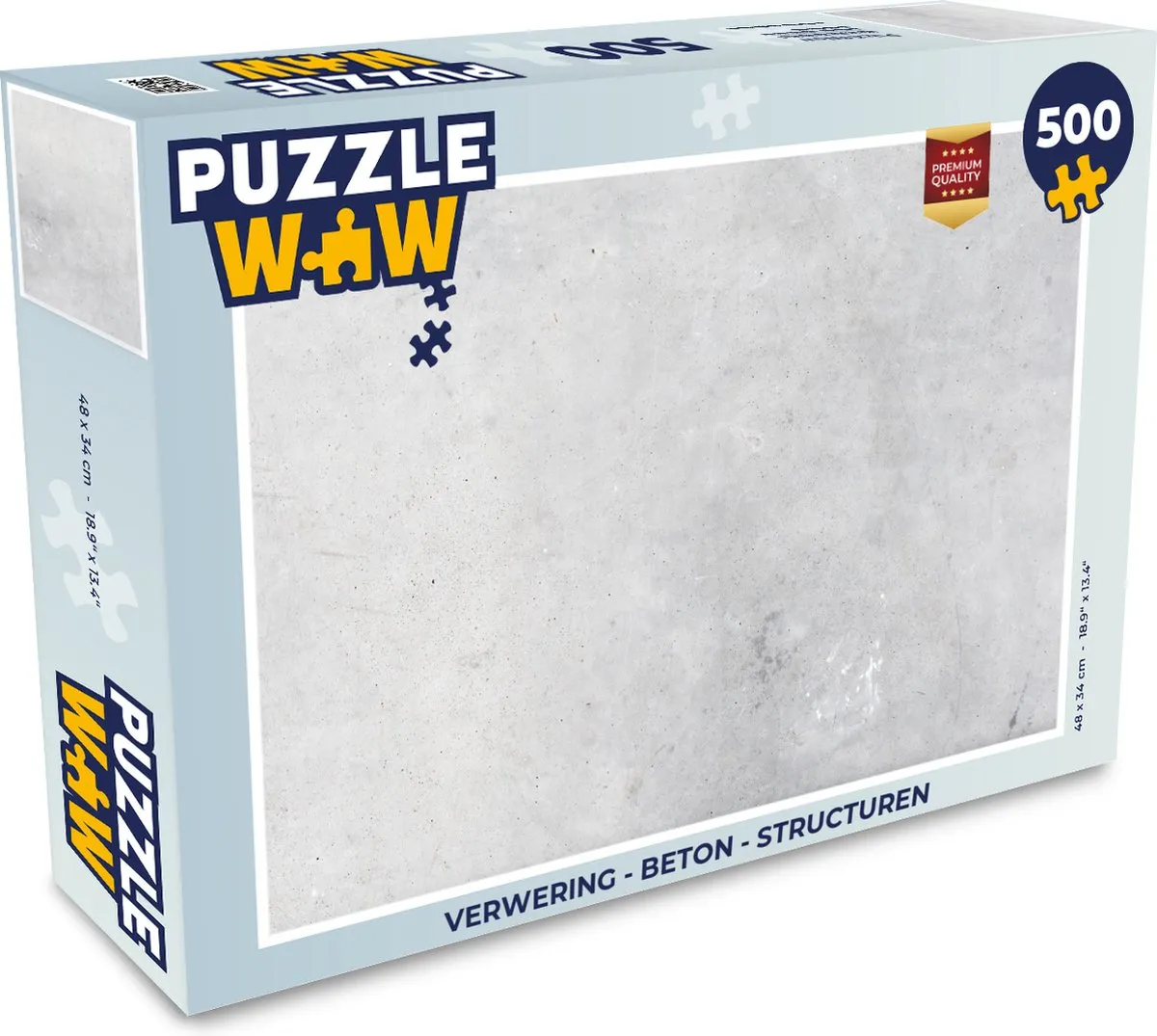 PuzzleWow Verwering Legpuzzel 500 Stuks - Multicolor