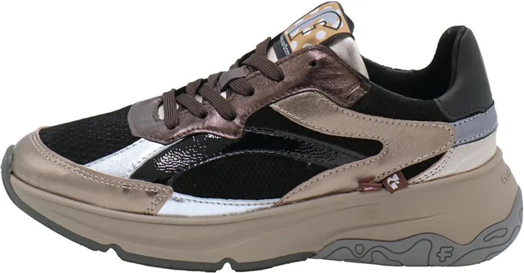 Floris van Bommel Holli Sneakers Sfw-10141 - Leer - Dames - Brons - Maat 41
