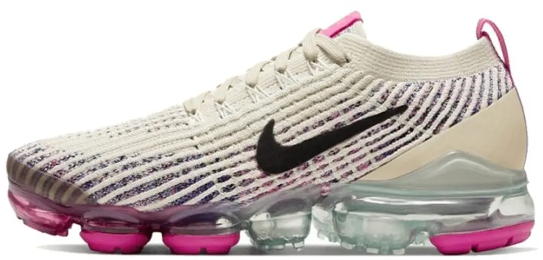 Nike Air Vapormax Flyknit 3 (Fossil/Black-Fire Pink)