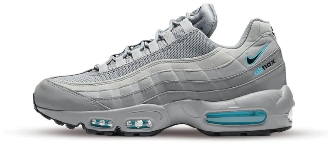 Nike Air Max 95 Retro Logo Grey Aqua
