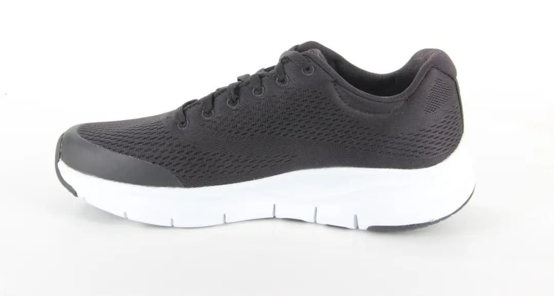Skechers Arch Fit Heren Sneakers 41 - Black/White - afbeelding 3 van 6