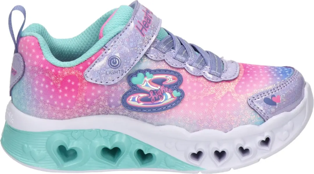 Skechers Flutter Heart Lights 302315L-LVMT Meisjes Sneakers