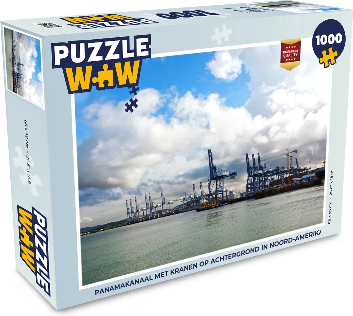 PuzzleWow Panamakanaal Legpuzzel 1000 Stuks