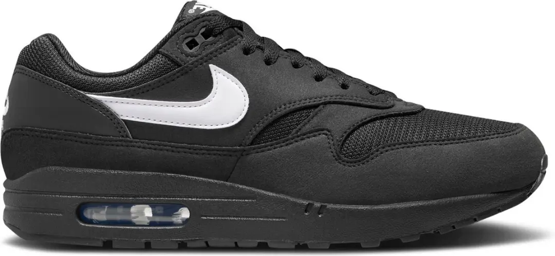 Nike Air Max 1 Black White Swoosh