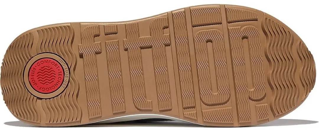 FitFlop F-Mode Slip-On Flatform Sneakers - Grijs