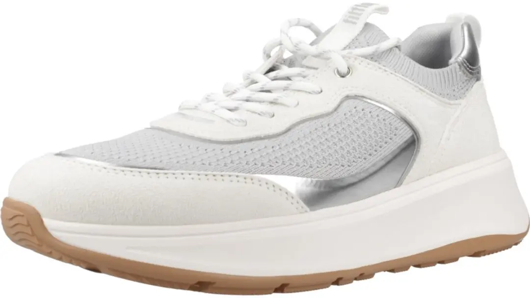 FitFlop F-Mode Slip-On Flatform Sneakers - Grijs