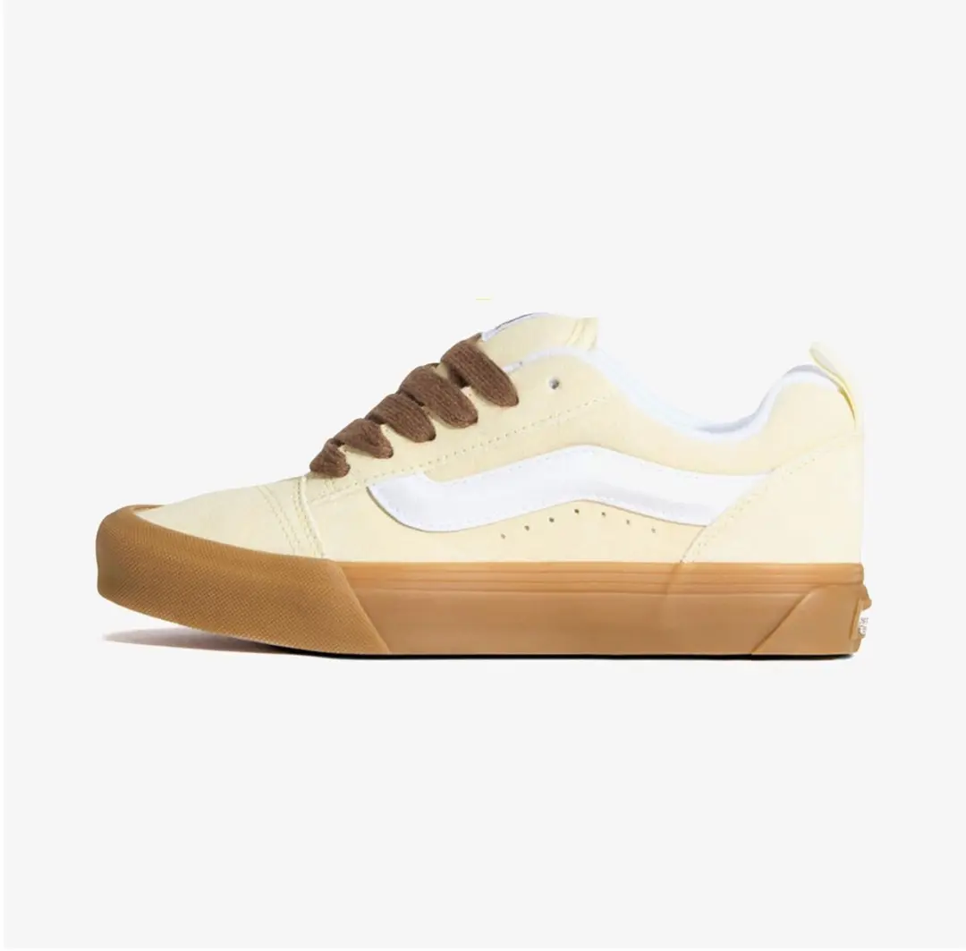 Vans Knu Skool Sneakers - Geel Bruin - Maat 40 - afbeelding 2 van 6