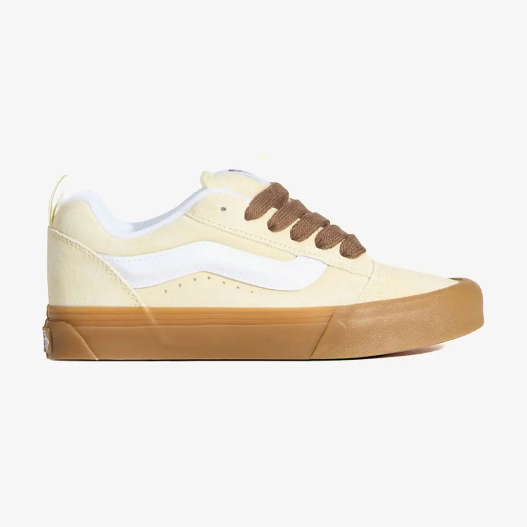Vans Knu Skool Sneakers - Geel Bruin - Maat 40 - afbeelding 4 van 6