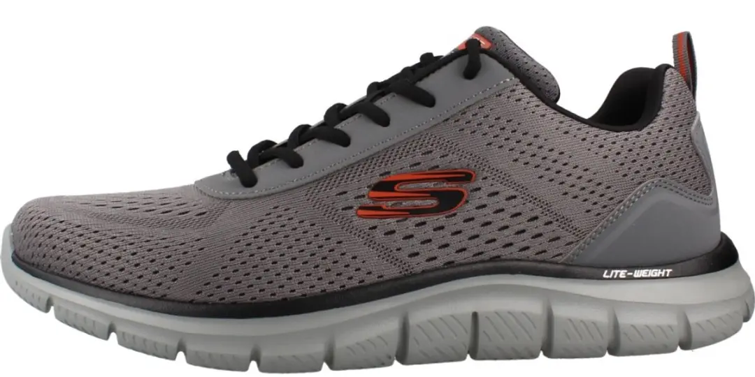 Skechers Track Lusher Heren Sneakers - Grijs - afbeelding 2 van 6