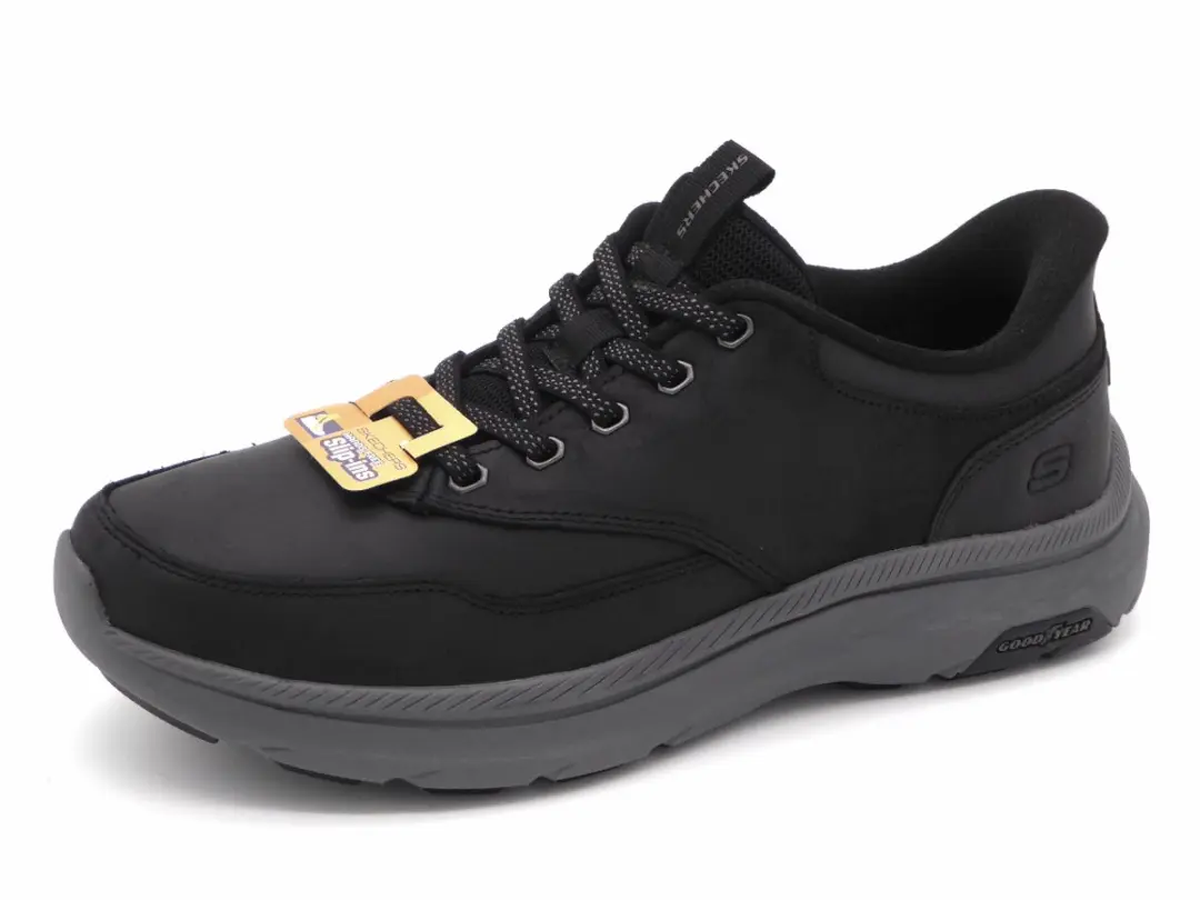 Skechers Pollard Brax Slip-Ins Sneakers - Zwart