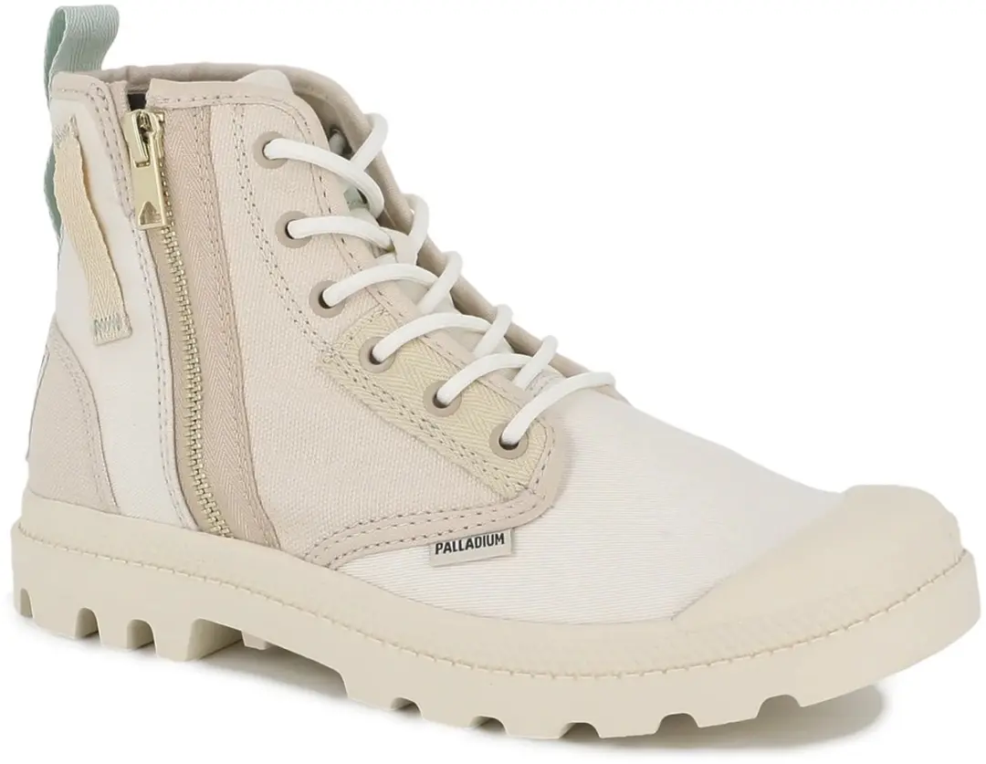 PALLADIUM Pampa Detroit ZIP SU dameslaarsjes 94612-280-M beige