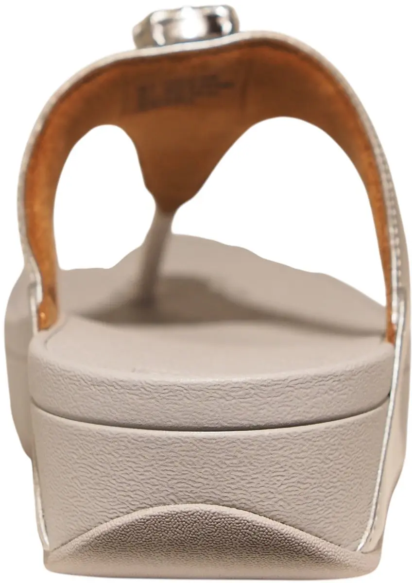 FitFlop Lulu Ultra-Jewel Sandalen - Dames 43 - Silver - afbeelding 4 van 6