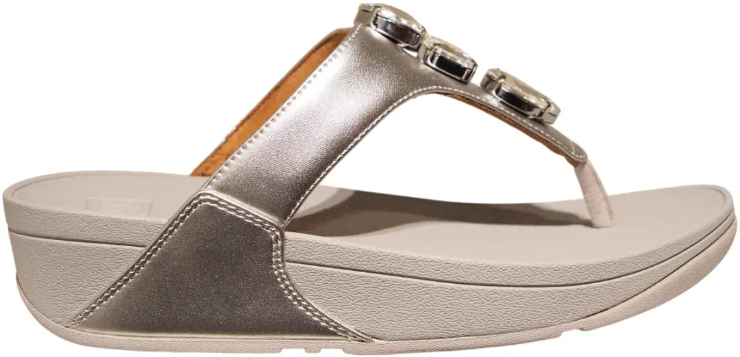 FitFlop Dames sandalen Lulu Ultra-Jewel Metallic teensandalen A5D