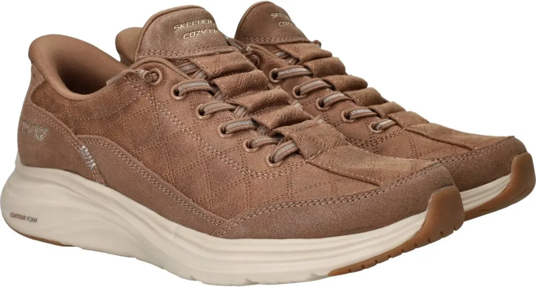 Skechers CONTOUR FOAM-Naturel EASE Dames Instappers 41 - Chestnut
