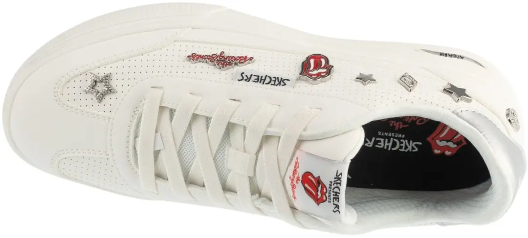 Skechers Arch Fit Arcade Rolling Stones Vrouwen Sneakers 36 - Wit - afbeelding 3 van 5