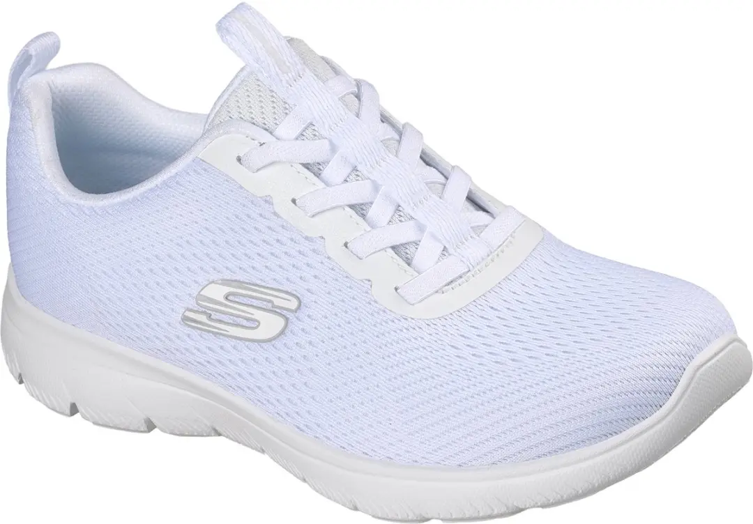 Skechers Dames Summits Fresh Vision Sneakers Sportschoenen 150344 WHT White