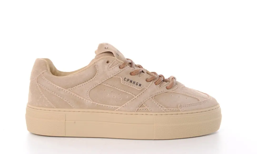 Copenhagen dames sneaker Rydan suède beige