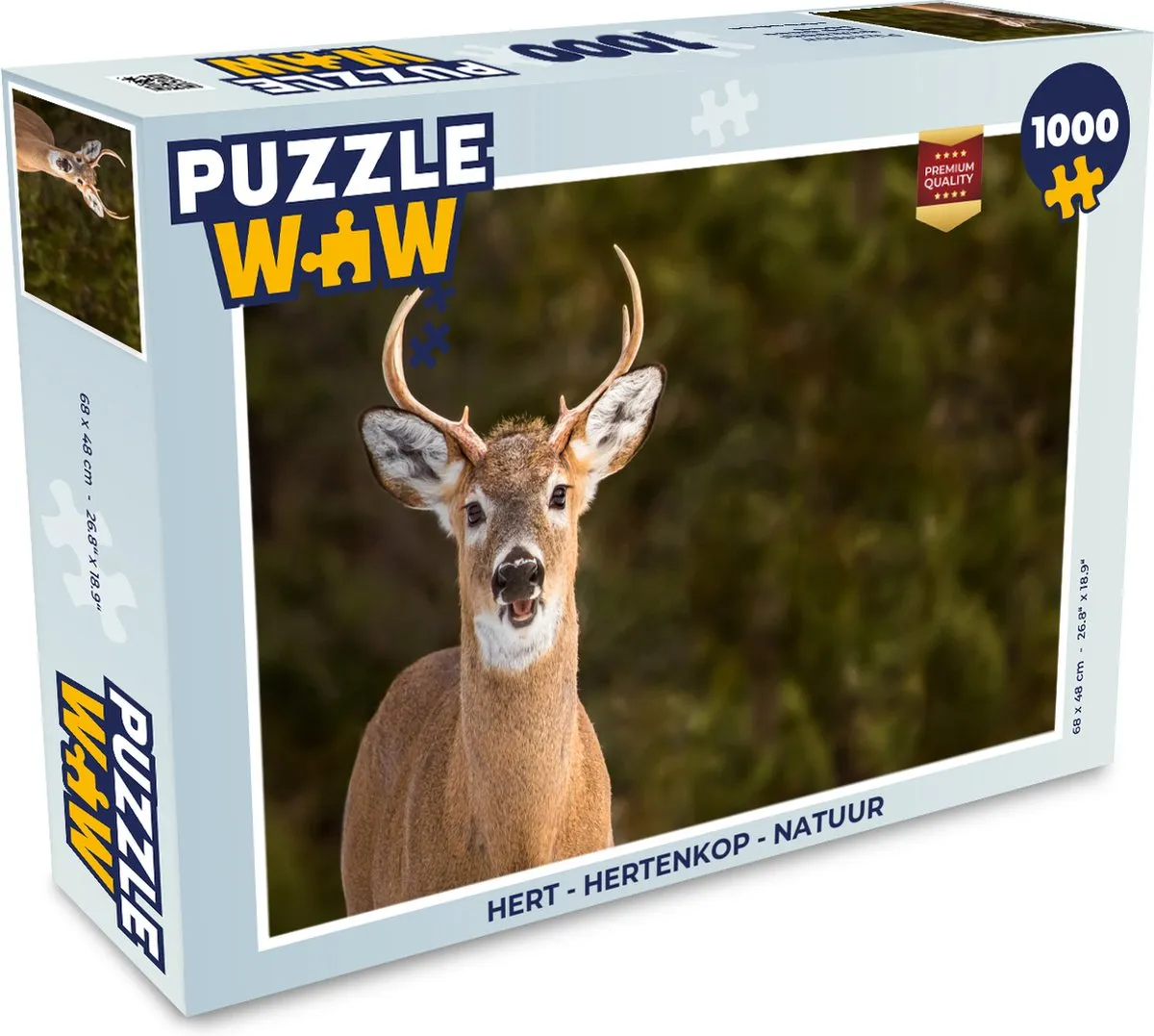 PuzzleWow Hert Legpuzzel 1000 Stuks