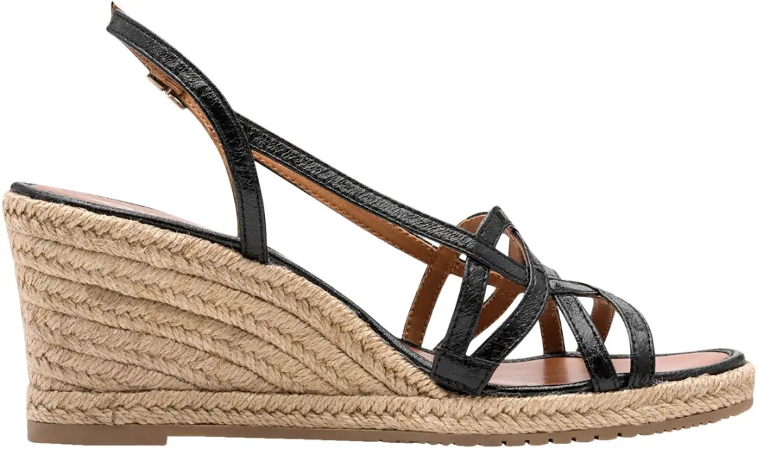 Tamaris Dames Sandalen Compensé 36 - Zwart