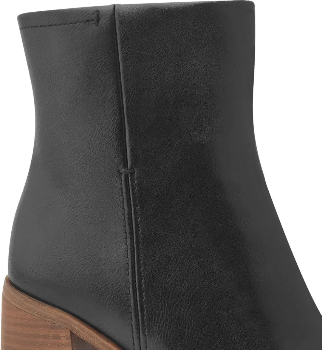 Marco Tozzi Dames Enkellaarsje 2-25347-43 098 - Zwart
