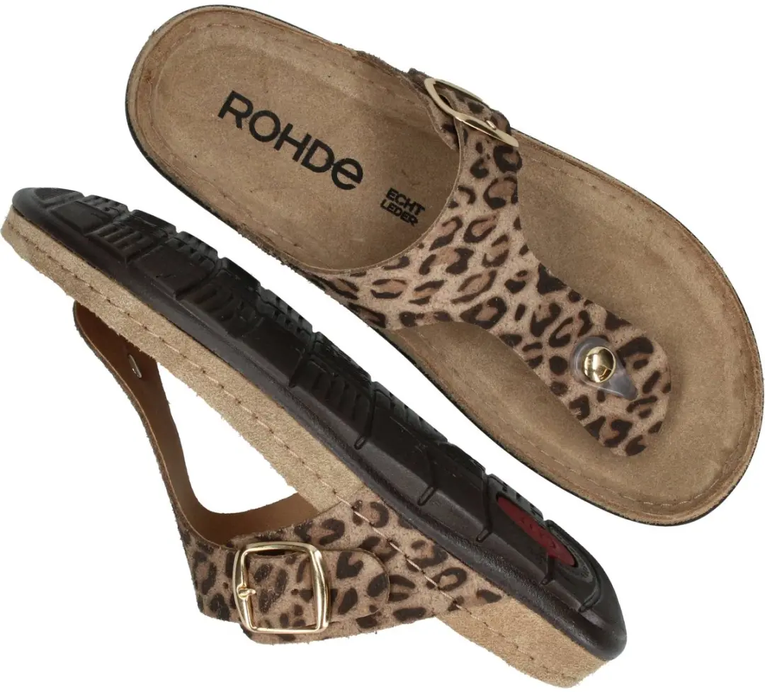 Rohde Foggia-D Teenslipper Dames - 36 - Beige