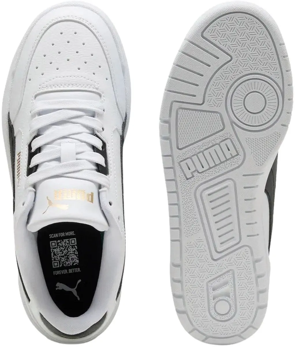 PUMA Shuffle Downtown Lo Jr Sneakers - 35.5 - Wit/Zwart - afbeelding 2 van 6