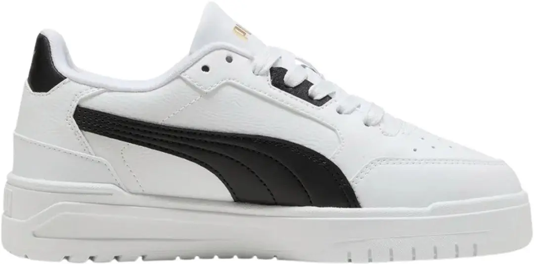 PUMA Shuffle Downtown Lo Jr Sneakers - 35.5 - Wit/Zwart - afbeelding 6 van 6