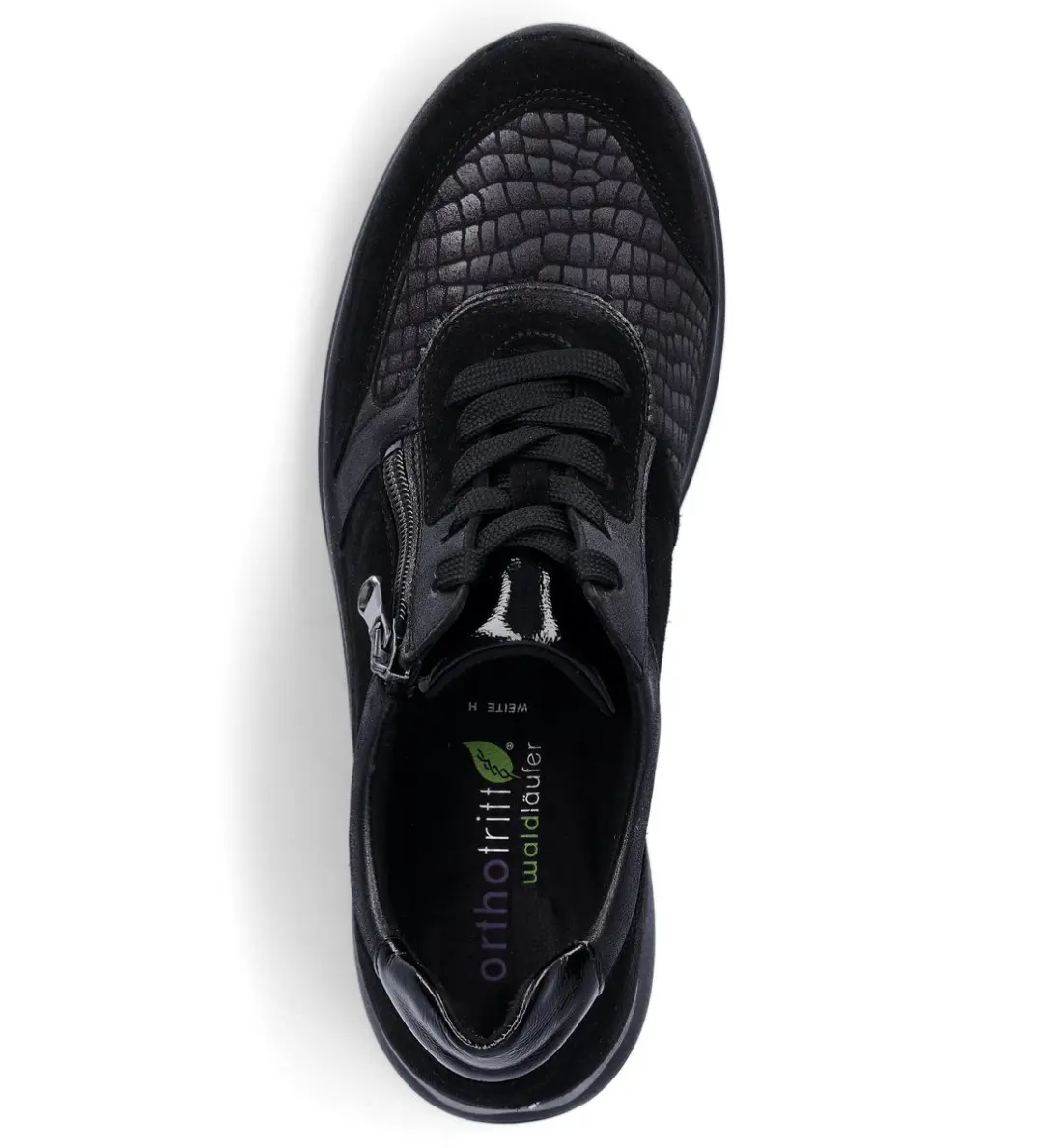 Wäldlaufer Dilara 715H02-400-001 Dames Veterschoenen - Zwart - Maat 38