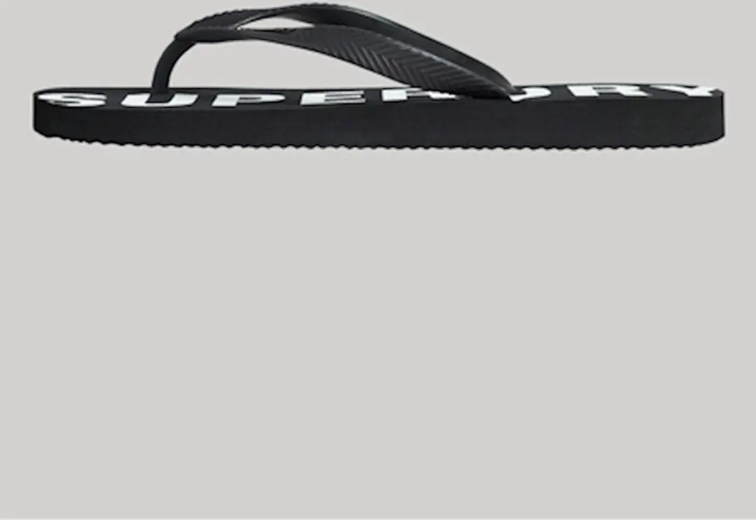 Superdry Heren Code Core Teenslipper 42-43 - Black/Optic - afbeelding 5 van 6