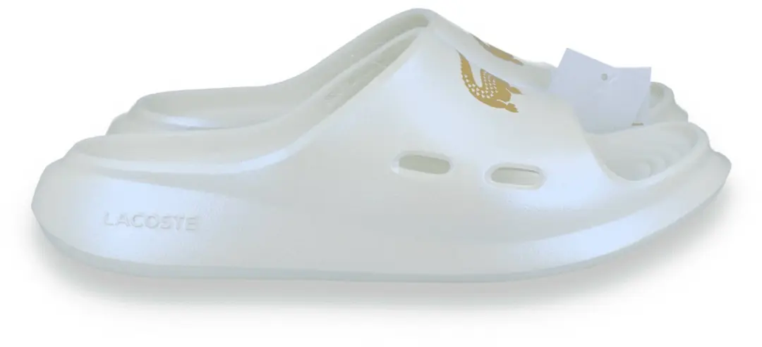 Lacoste Dames Badslipper Meduz Slide Off White