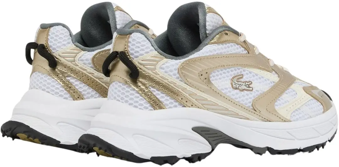 Lacoste L003 Neo Shot Sneakers Dames - 40.5 - Wit/Goud - afbeelding 4 van 6