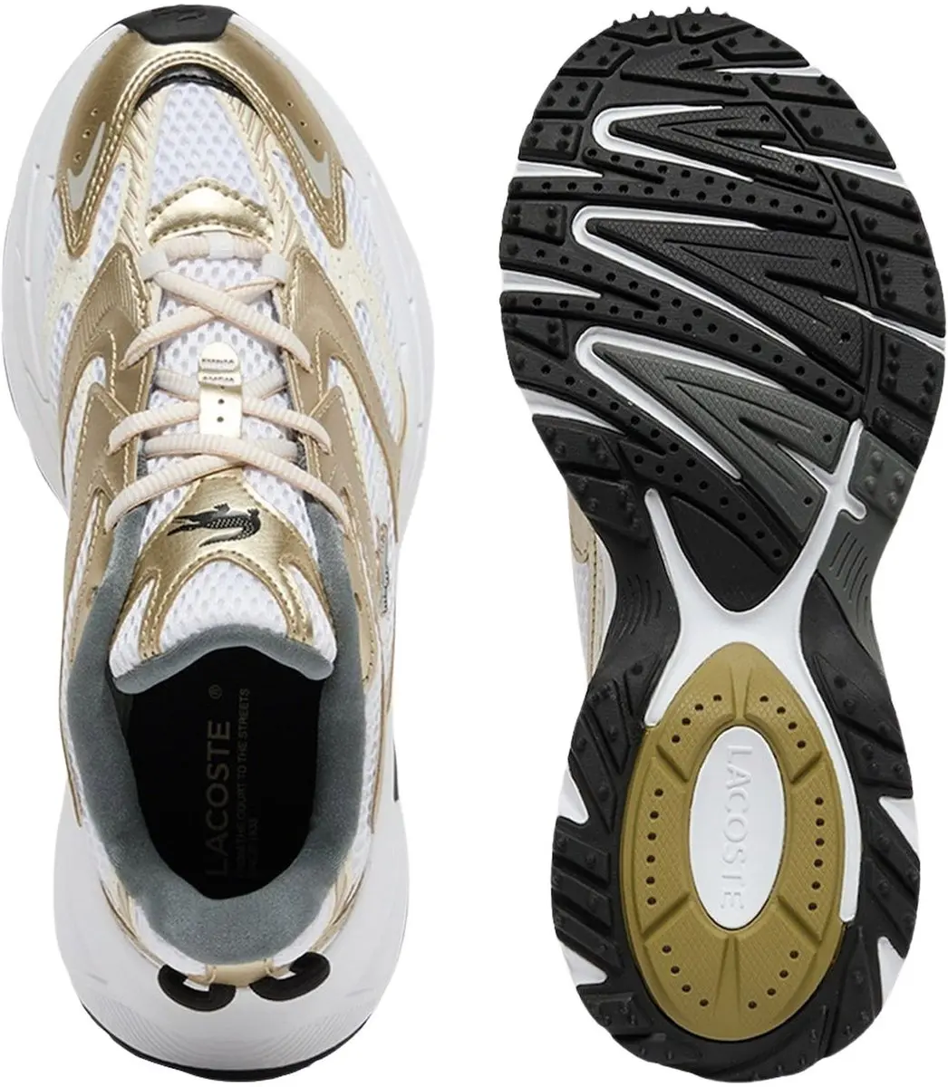 Lacoste L003 Neo Shot Sneakers Dames - 40.5 - Wit/Goud - afbeelding 2 van 6