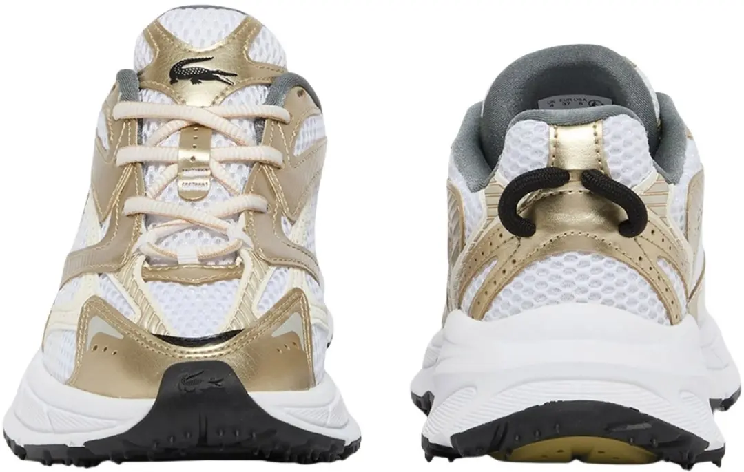 Lacoste L003 Neo Shot Sneakers Dames - 40.5 - Wit/Goud - afbeelding 3 van 6