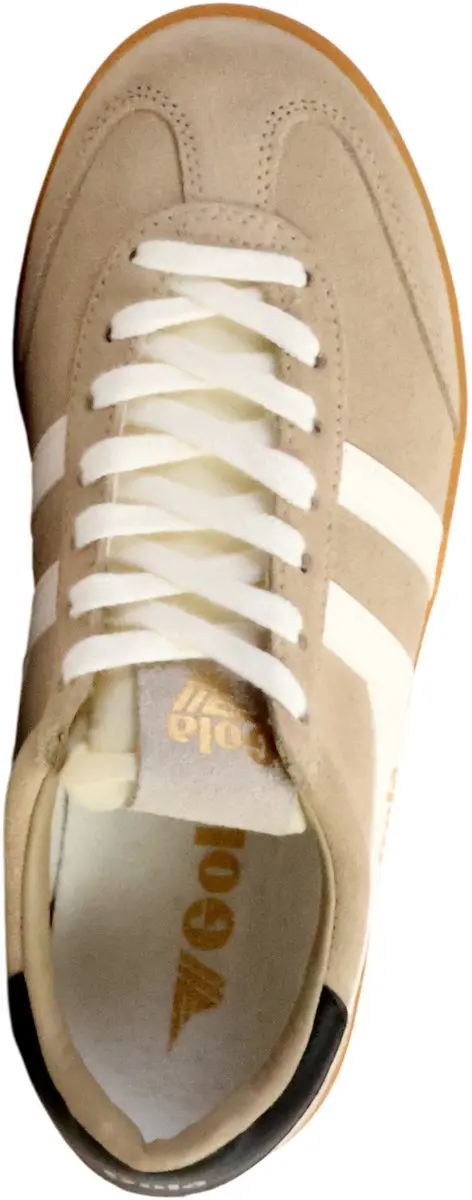 Gola Cyclone CLB762 Dames Sneakers - Suède - 38 - Bone/Off White/Black/Gum - afbeelding 6 van 6
