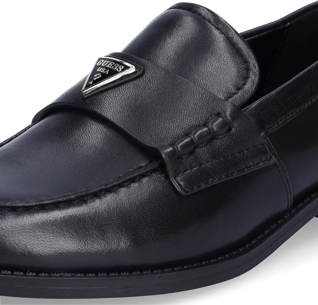 Guess Leren Mocassins Beliso - Zwart 37