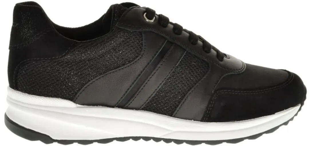 Geox Zwarte Dames Sneaker Met Rits Binnenkant maat 36